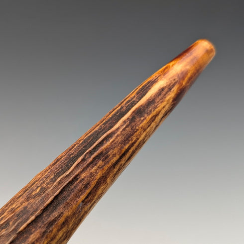 約 1900 年英國古董鹿角手柄魚餐具組 Elizabeth Jane Fairbairns