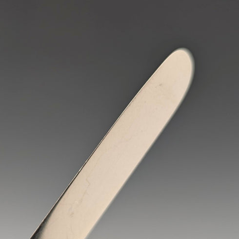 1850年頃 英国アンティーク 純銀製 デザートカトラリーペア 計87g Aaron Hadfield