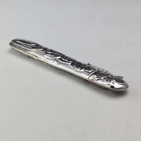 英國復古新藝術風格裝飾純銀針盒
