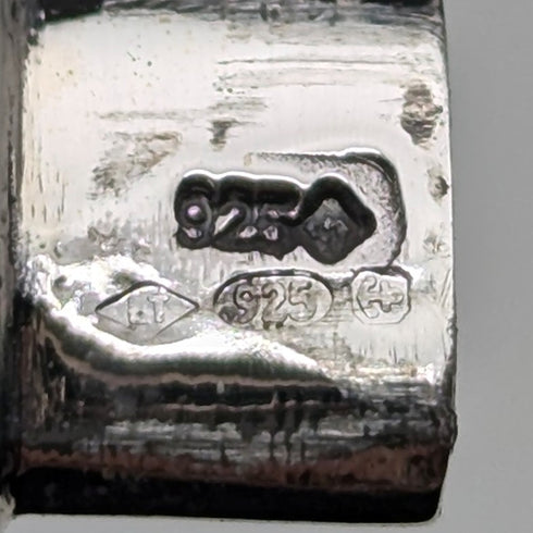 英国ヴィンテージ アール・ヌーヴォー装飾 純銀製ニードルケース