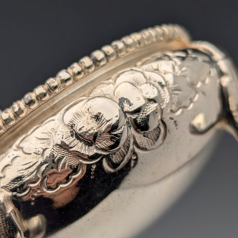 19 世紀末英國古董鍍銀鹽盤 6 件套