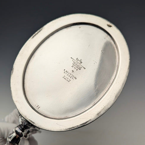 1890年頃 英国アンティーク シルバープレート製ティーポット James Dixon