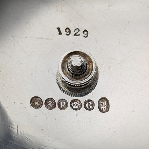 19 世紀晚期英國古董餅乾桶鍍銀蓋 Kerr&Phillips