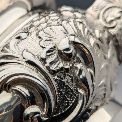 1906 年英國古董純銀茶壺 458 克約翰羅斯