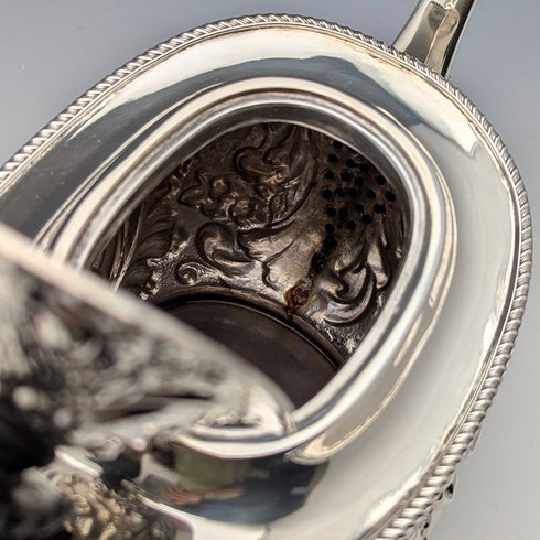 1906 年英國古董純銀茶壺 458 克約翰羅斯