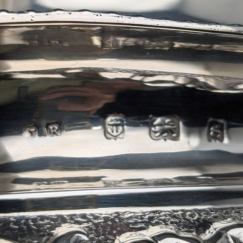 1906 年英國古董純銀茶壺 458 克約翰羅斯