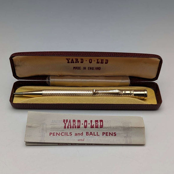英國復古 Yard O' Red 捲金自動鉛筆(附盒子)