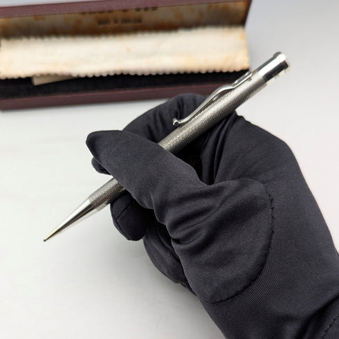 1955年 英国 ヤード・オ・レッド 純銀製 推進式ペンシル ケース入り