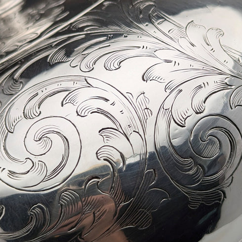 1938年 英国ヴィンテージ シルバープレート製 ティー4点セット Elkington