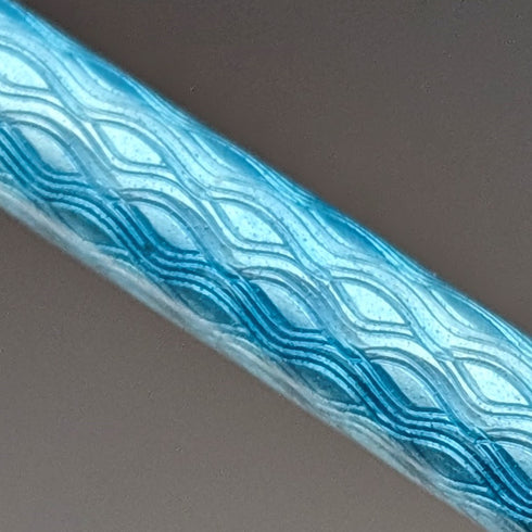 ヴィンテージ 純銀& ブルーギロシェエナメル ミニ推進式ペンシル