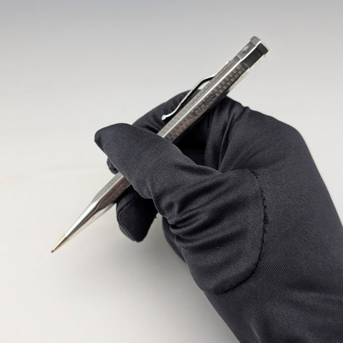 1960 British Yard O'Red Pure Silver Push Pencil Hexagon Type