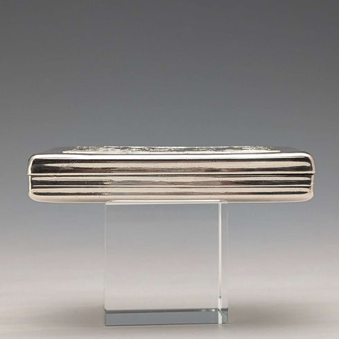 1835 Austrian 812 Silver Embossed Snuff Box 103g