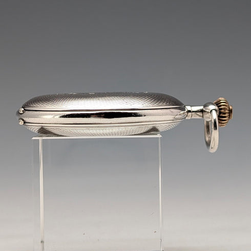 Antique La Maisonette pocket watch, circa 1910, silver side hunter case, in good working order