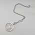 Vintage sterling silver pendant with sun design, 11.5g, with necklace