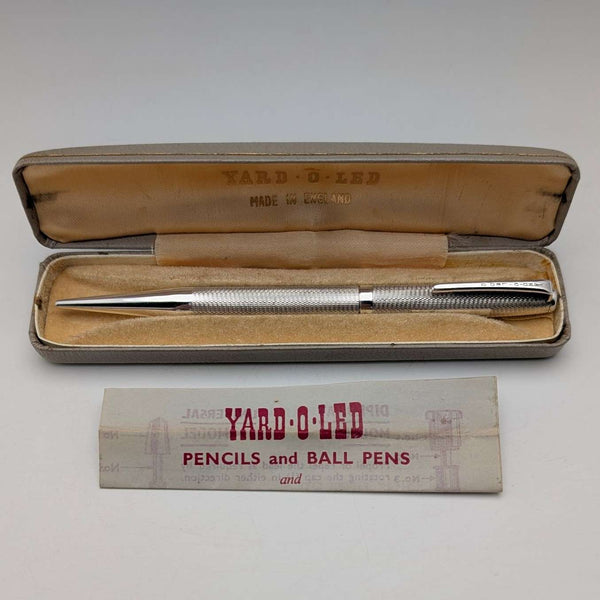 1968 英國 Yard O' 紅色純銀自動鉛筆(附盒子)