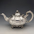 19世紀後半 英国アンティーク シルバープレート製 メロン型ティーポット