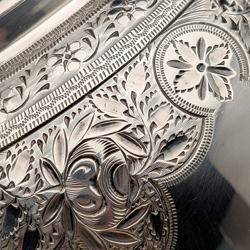 19世紀後半 英国アンティーク シルバープレート製 ティーポット James Dixon&Sons