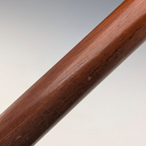 英国ヴィンテージ 極太ブラウンシャフト ダッグヘッドハンドル ステッキ 杖 103cm