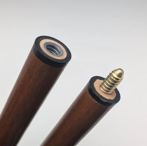 British vintage tan shaft golf club shaped split walking stick 90cm