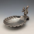 British Vintage Silver Plated Squirrel Decorated Shell Nut Dish