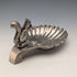 British Vintage Silver Plated Squirrel Decorated Shell Nut Dish