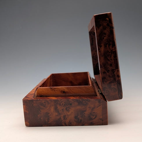 英國復古木質層板盒