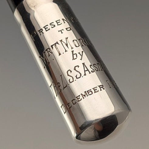 1950年 英国ヴィンテージ 純銀装飾 指揮棒 コンダクターバトン FD 箱入り