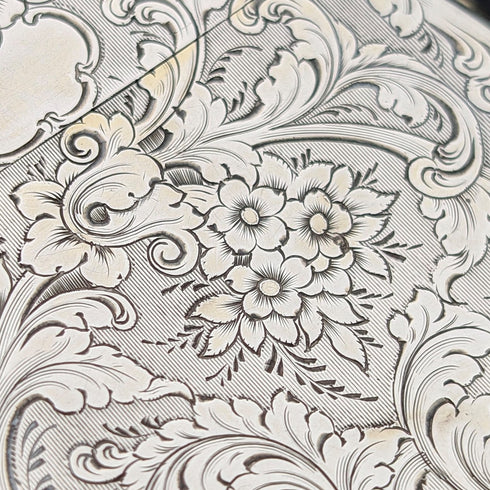 1856 英國古董純銀卡包 66 克 Frederick Marson