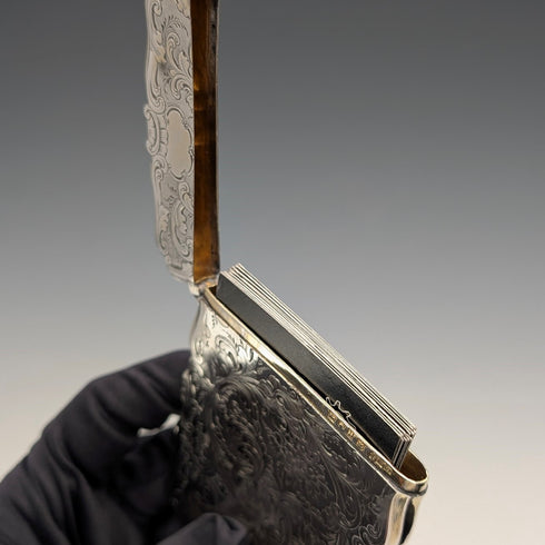 1856 英國古董純銀卡包 66 克 Frederick Marson