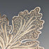 Antique sterling silver filigree leaf design tea caddy spoon