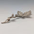 Antique sterling silver filigree leaf design tea caddy spoon