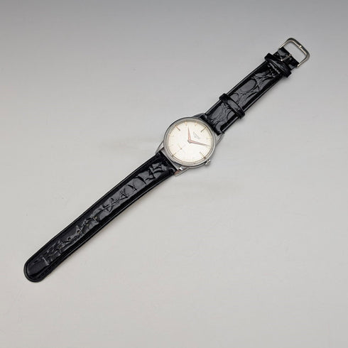 1958 浪琴 Ref8888 男士機械腕錶 Cal30L 35 毫米不鏽鋼錶殼