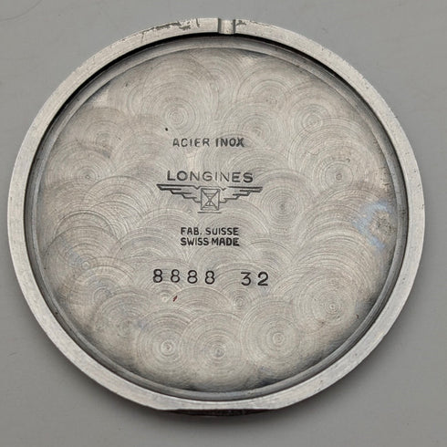 1958 浪琴 Ref8888 男士機械腕錶 Cal30L 35 毫米不鏽鋼錶殼