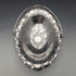 1900 British antique silver plate basket with movable handle by Roberts & Belk