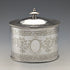Late 19th Century British Antique Silver Plated Tea Caddy Box Richard Martin & Sons