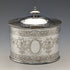 Late 19th Century British Antique Silver Plated Tea Caddy Box Richard Martin & Sons