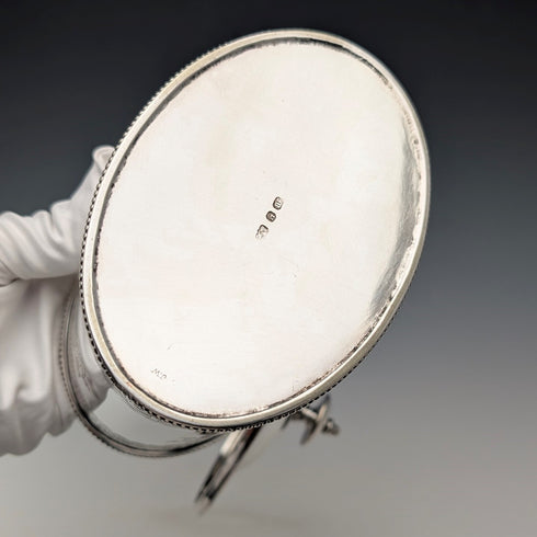 Late 19th Century British Antique Silver Plated Tea Caddy Box Richard Martin & Sons