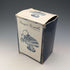 Vintage silver plate sugar bowl with charcoal crate design, boxed