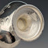 Vintage silver plate sugar bowl with charcoal crate design, boxed