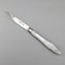 1903 British antique white mother-of-pearl handle, pure silver blade penknife, Fattorini & Sons