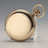 1920s British antique Russell pocket watch, gold plated hunter case, in good working order