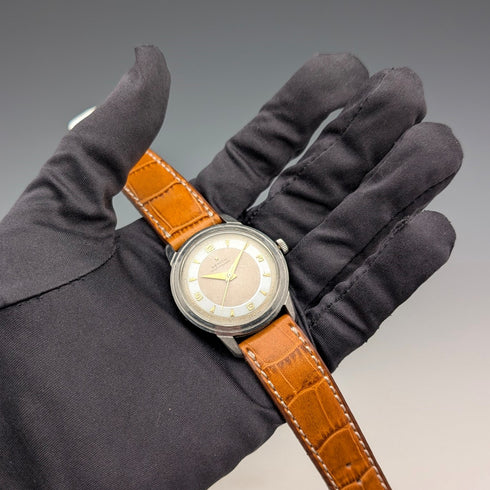 1950年代左右 Zenith 紳士用 自動上鍊腕錶 Cal133 35mm不鏽鋼錶殼 運作良好