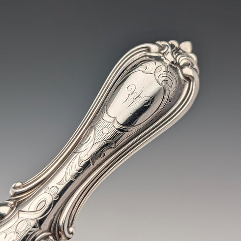 1856 年英國古董純銀餐具一對總重 174 克 Martin Hall