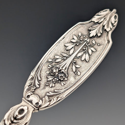 1900年頃 フレンチアンティーク 950シルバー製 ペストリーサーバ 109g Eugene Lefebvre ケース付