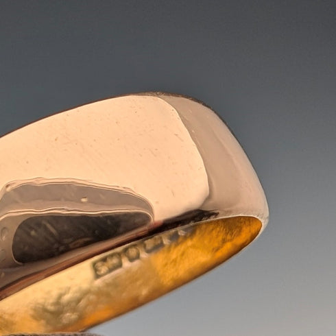 1963年英國復古珠寶K22金戒指5.6克(13號)戒指SH