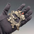 1970年頃 英国ヴィンテージ 純銀製 チャームブレスレット 78g
