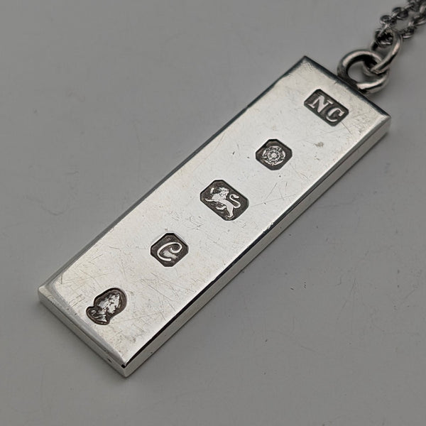 1977 年英國純銀禧年錠吊墜 17 克有項鍊