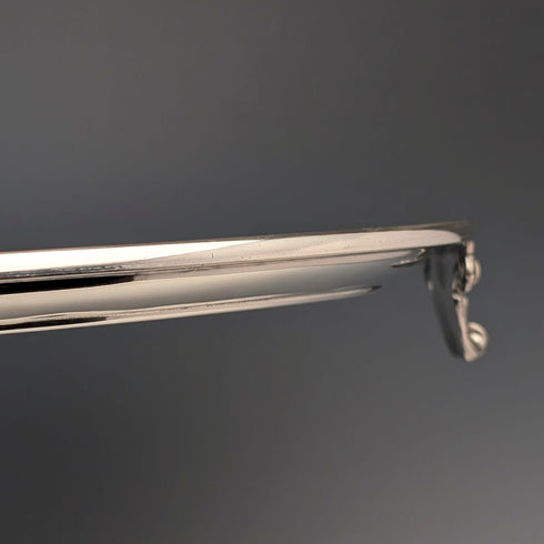 1898 年英國古董鍍銀薩爾瓦直徑 31 公分埃爾金頓