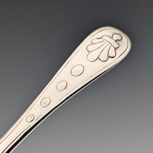 1896年 英国アンティーク 純銀製 ティーキャディースプーン Horace Woodwood