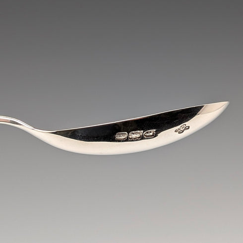 1896年 英国アンティーク 純銀製 ティーキャディースプーン Horace Woodwood